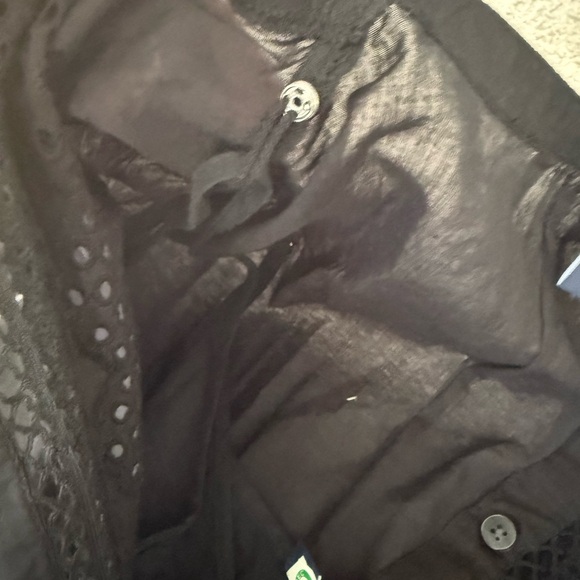 GAP Black Button-Down Midi Dress - Picture 5 of 7